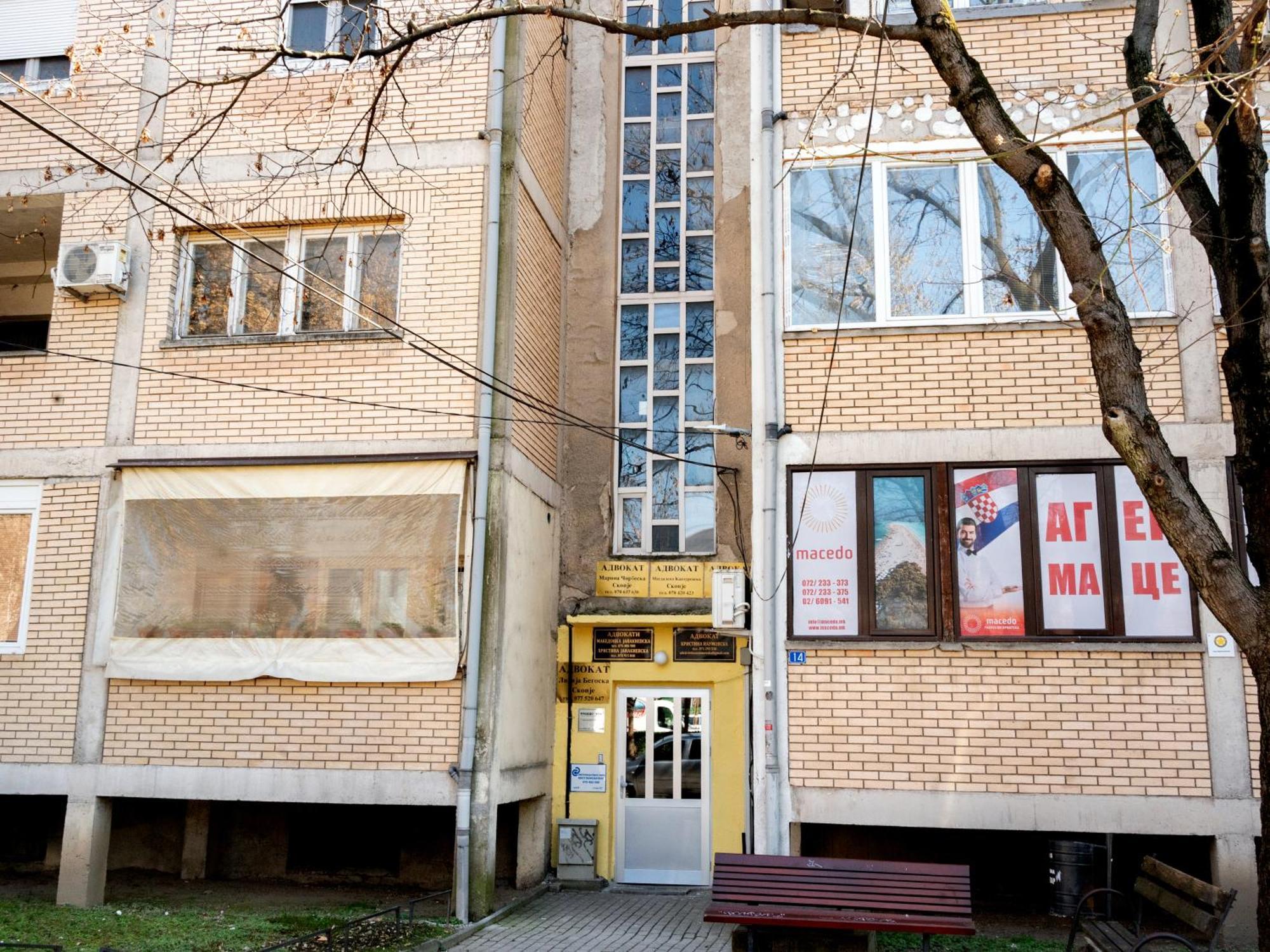 Apartman Centar Skopje Buitenkant foto